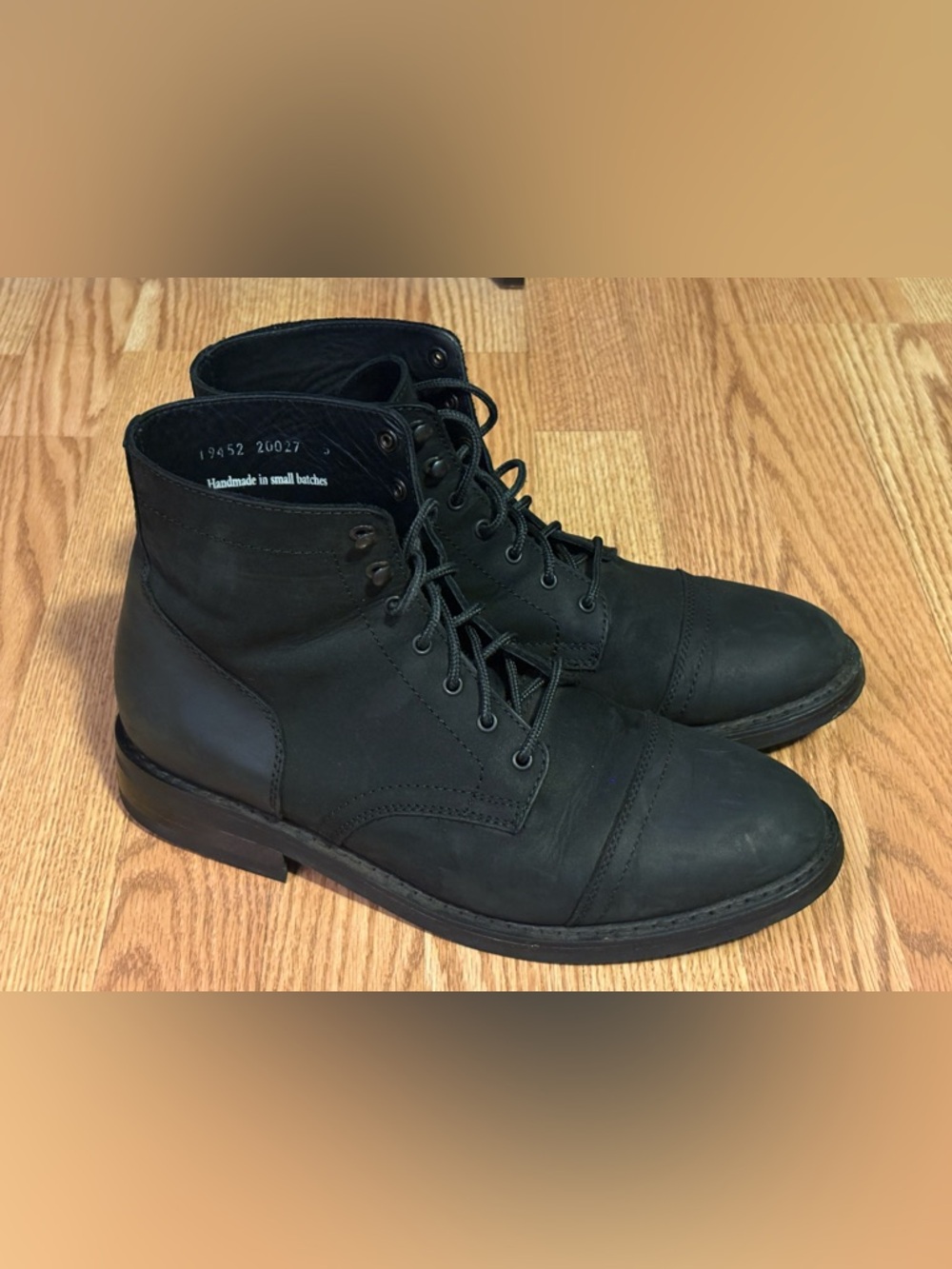 Thursday Boot Co. “Captain” Men’s boots in Black Matte